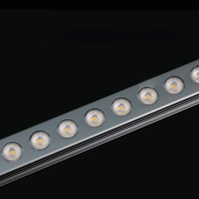 DC24V 12W 28X23mm White/Yellow Light Full Color Addressable DMX512 Outdoor Waterproof IP67 Aluminum Lens Linear LED Lighting LED Wall Wash Lighting DC24V 12W 28X23mm White/Yellow Light Full Color Addressable DMX512 Outdoor Waterproof IP67 Aluminum Lens Linear LED Lighting LED Wall Wash Lighting